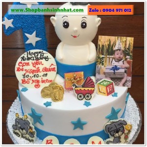 Bánh Sinh Nhật In Hình Ảnh - H744